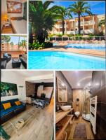 Résidence de Vacances avec Piscine & Transat, à 2 minutes des plages - Bât n2 - Bed and Breakfast