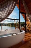 Cabana Água - Cabanas Recanto do Lago - Chambres d’hôtes Nova Petrópolis