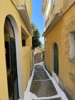 Carmen's 1st floor Apartment with floor Sea View and roof terrace- Lakones - Chambres d'hôtes Lákones
