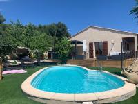 Warm house with pool and HOT TUB - Ferienwohnung Villeveyrac