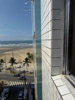 Apê vista mar pé na areia Guilhermina - B&B Praia Grande
