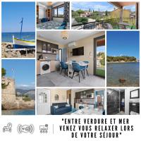 Rêves bleus, T2 proche plage des sablettes, Clim, Wifi, Place de parking - B&B La Seyne-sur-Mer
