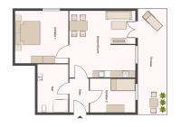 Two-Bedroom Apartment with Terrace