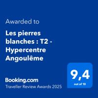 Les pierres blanches : T2 - Hypercentre Angoulême - B&B Angoulême