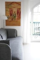Studio mit Gartenblick