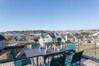 L'Abri Côtier d'Argäe - Terrasse vue mer - B&B Erquy