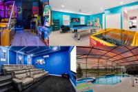 Unreal Villa with Volcano Theme BR, Theater, Arcade - Bed and Breakfast Davenport