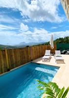 Villa Rêve de Corail - Piscine Privée et Vue Mer - B&B Sainte-Luce