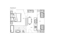 Apartamento de 2 dormitorios