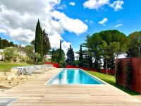 Maison Joyeuseté, Cité de Carcassonne 7 min, Piscine 20m chauffée toute l'année, Clim, Parking - B&B Berriac