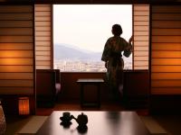 Chambre de Style Japonais avec Baignoire en Semi-Plein Air – Non-Fumeurs