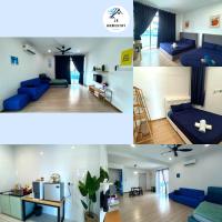 NEW! The Wave - SEAVIEW 2 Big Rooms w 2BR I 8-10 Pax - B&B