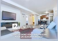 Élégant et cosy - 2 chambres bien équipé et parking gratuit - B&B Montréal