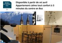 Appart chartreux baignoire massante ,à 3 minutes du centre en bus! 2 étoiles Atout France - B&B