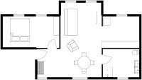 Appartement met 1 Slaapkamer