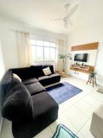 Apartamento com sacada vista mar - Bed and Breakfast Praia Grande