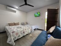 Punta Leona, beach 5mn,gated parking, AC, TV, WiFi - B&B Quebrada Ganado