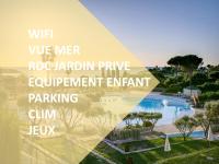 Cap Estérel Magnifique vue mer avec parking et piscine - Ferienwohnung Saint-Raphaël