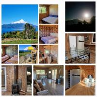 Cabaña rústica maravillosa vista al lago Llanquihue y volcán Osorno - B&B