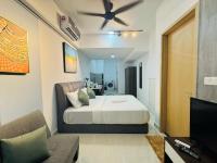 Estudio con 1 cama grande