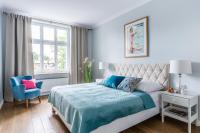 Sanhaus Apartments - BACARDI - Apartament z 2 balkonami, garażem, przy plaży - B&B Sopot