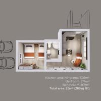 Cosy Chic Apartment, 1 bedroom, parking, newly refurbed, near M25, Heathrow, Rickmansworth - Chambres d'hôtes Rickmansworth