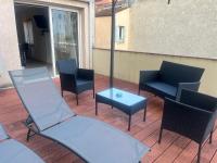 Rare en centre ville, studio climatisé avec terrasse XXL - Ferienwohnung Tarbes