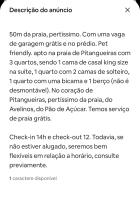 50 m do mar, 3 dorm, sacada com vista mar, pitangueiras, vaga de garagem, Pet friendly, berço - Chambres d'hôtes Guarujá