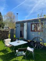 Bei uns im Allgäu - Gästewagen Hoimelig mit Solardusche - Ferienwohnung Bad Wurzach