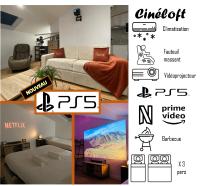 CINELOFT Gare, Cinema, PS5, Air Conditioning, Massage, Netflix, Prime Video - Ferienwohnung