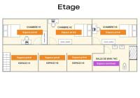 Coeur de ville #H1 - Chambre privée dans logement partagé - Wifi & Netflix - Centre ville & Transports - Machine à laver - Chambres d'hôtes Cholet