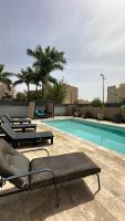 Luxury garden floor Private Heated Pool 3BR - B&B Eilat