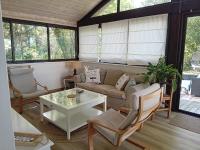 Le Chalet d'Isabelle-sur la vélodyssée-drap-serviette - B&B Sainte-Eulalie-en-Born