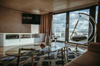House on Water with 2 bedrooms, fireplace, sauna, jacuzzi and massage chair