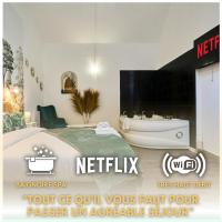 NG Prestige - Balnéo - TV - Netflix - WIFI - Cour - Bed and Breakfast