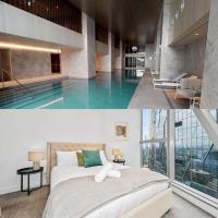 Free Parking Chic 2Bed with Pool Gym Sauna - B&B Melbourne