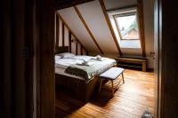 Dreibettzimmer mit Bergblick