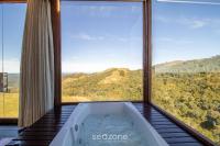 Cabana rústica com jacuzzi e vista incrível VST003 - Chambres d’hôtes Anitápolis