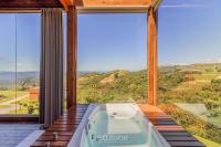 Cabaña con fantástica vista y jacuzzi VST007 - B&B São Paulo dos Pinhais