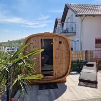 Ferienhaus SeeZeit direkt am Geiseltalsee mit Sauna und Fahrradgarage - Chambres d'hôtes Mücheln