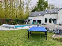 Les Prairies du Val d'Amboise Grand Gite 15 pers avec piscine - PMR - Chambres d'hôtes Noizay