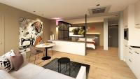 Studio-appartement met 1 Tweepersoonsbed