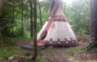Unique and Off-The-Grid Tipi Rental on Chloe's Lake in Saugerties, New York - B&B