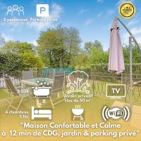 Maison spacieuse avec jardin et parking privé - B&B