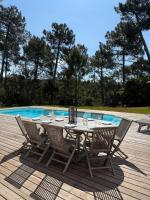 Villa avec piscine 8p autour du golf - B&B Lacanau