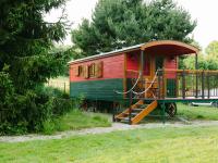 Roulotte spacieuse avec terrasse, jardin et jeux, animaux acceptés - FR-1-497-130 - Ferienwohnung Radon