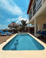 La Perla Azul Beach House with Pool - B&B San Pedro