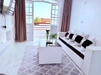 Studio mit Gartenblick
