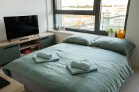 Apartment mit 1 Schlafzimmer, Balkon und Stadtblick