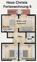 Haus Christa Ferienwohnung 6 - B&B